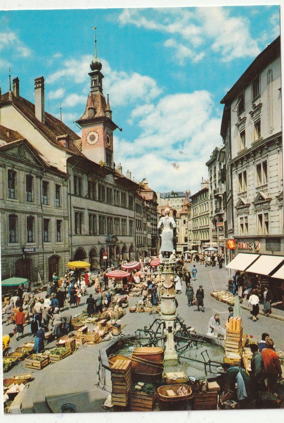 Cartes postales: Lausanne Markt – D'occasion à Lumbrein par made02