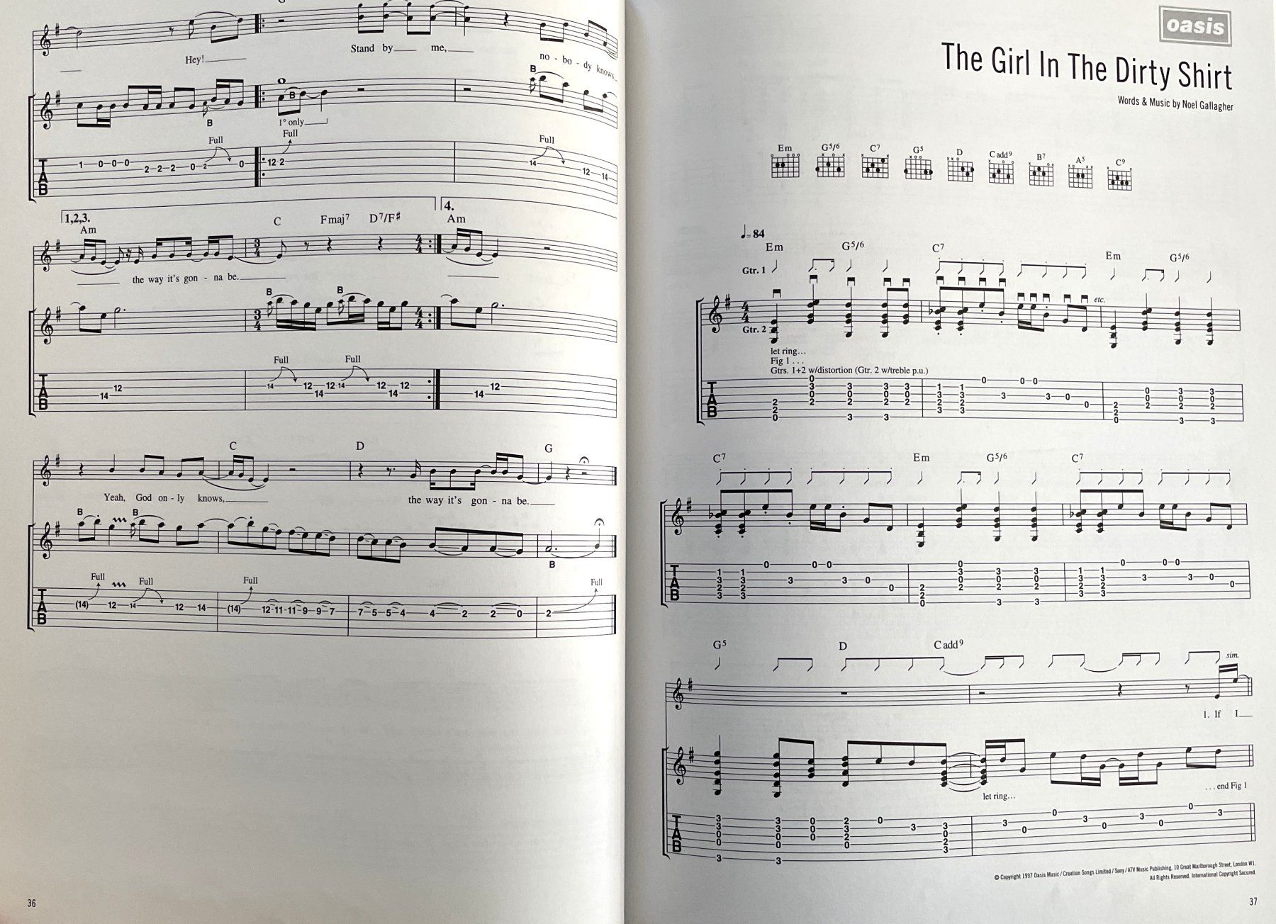 Libri: Oasis - Be Here Now Songbook  Guitar – Usato da Savagnier venduto da Ne2065 3