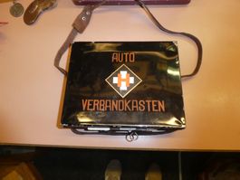 Auto Verbandkasten Hartmann historisch Metallkasten