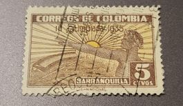 Kolumbien 1935 alte briefmarke