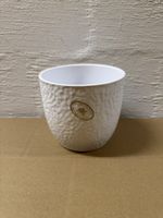 Blumentopf Boston Weir Matt Keramik Weiss 