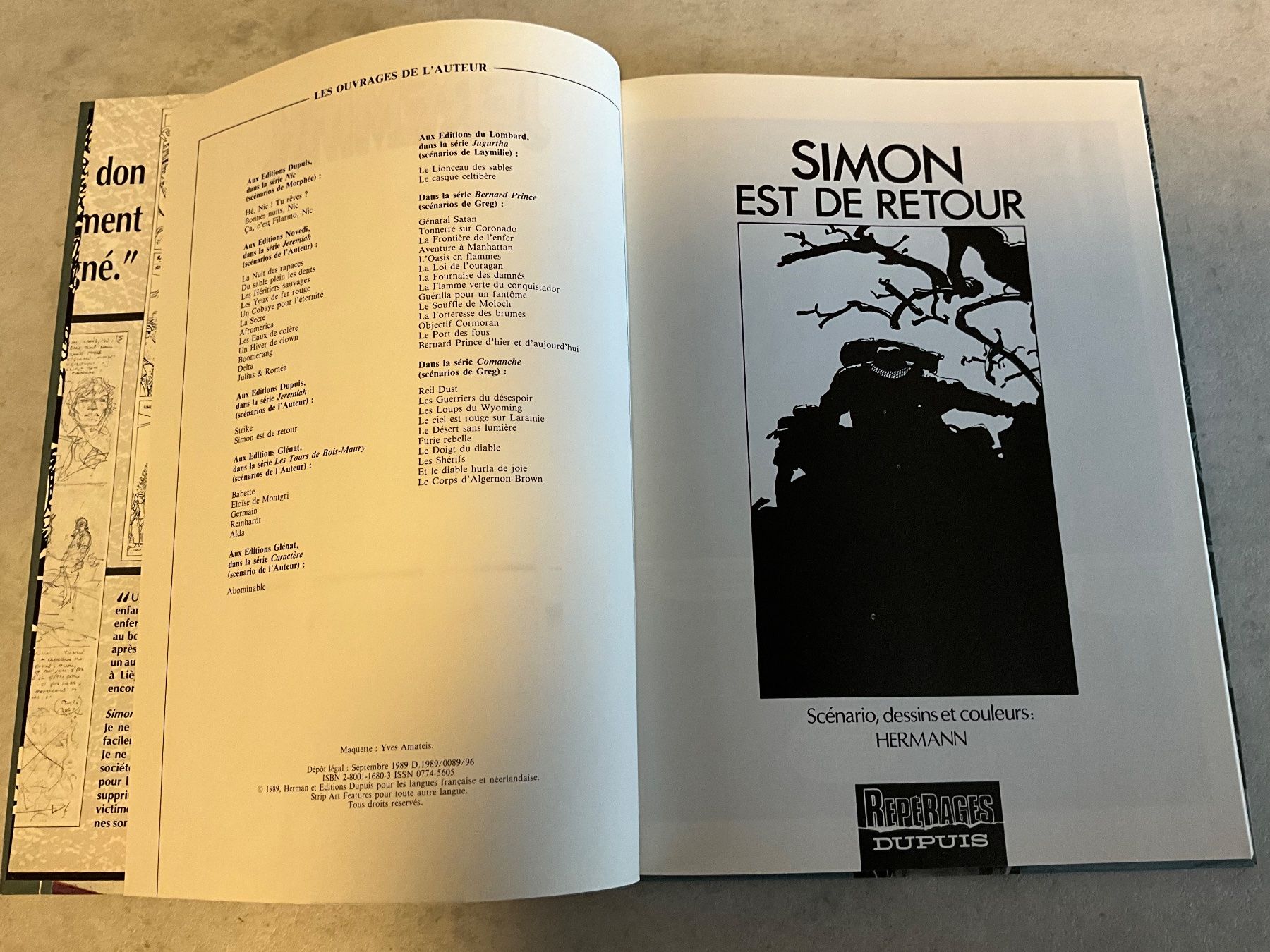 Fumetti: EO Jeremiah T.14 - Simon est de retour – Usato da Agriswil venduto da Ueli03 1