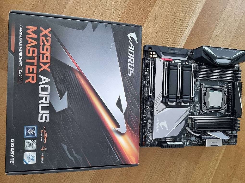 Gigabyte Schede madri: Gigabyte Aorus X299X Master LGA2066 Mainboard – Usato da Felben-Wellhausen venduto da Larry-88