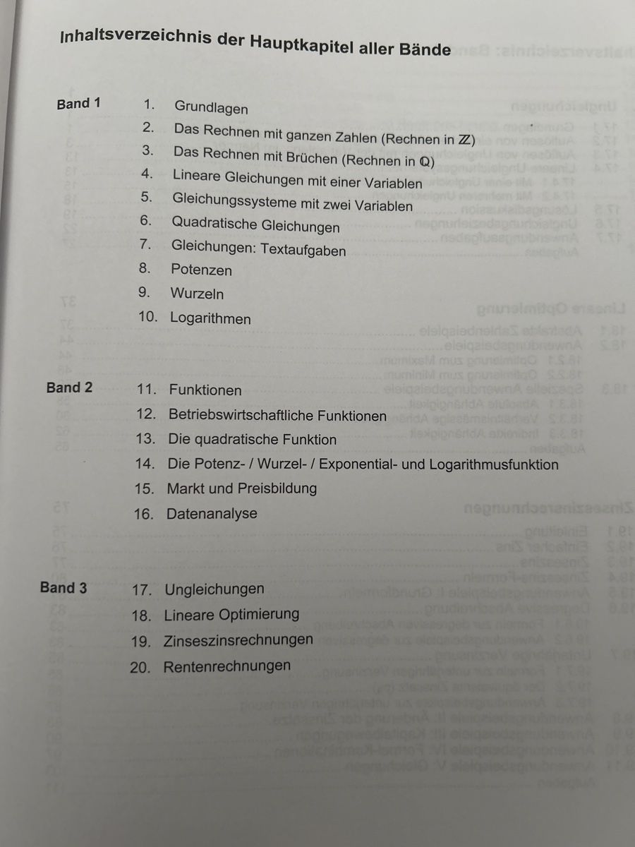 Libri: Mathematik in der Wirtschaftsschule Band 3 – Usato da Dietlikon venduto da ade_sk8v 1