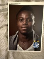 Autogrammkarte Nzuzi Bundebele Toko GC Zürich signiert