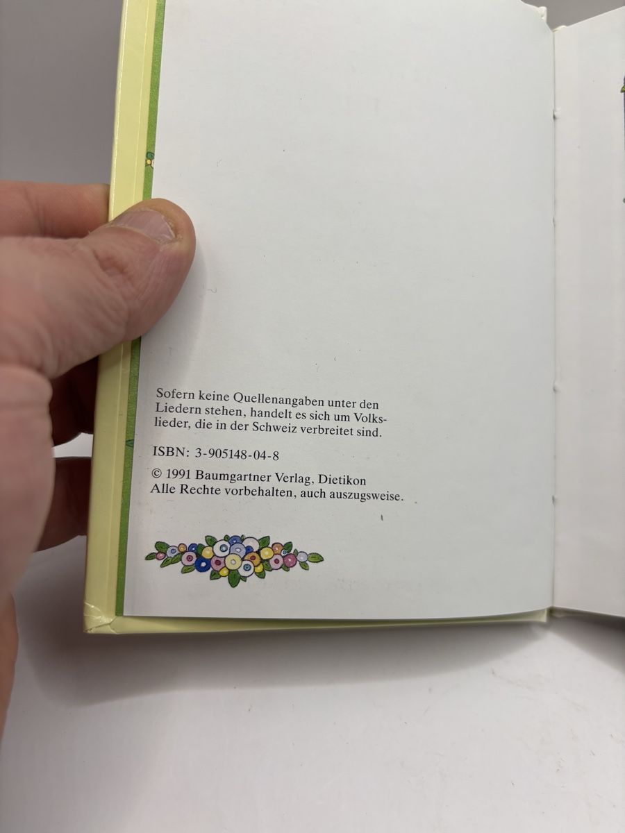 Libri: Buch schwiizer chinderlieder ruth kayser 1991 – Usato da Genève venduto da sho_67qj 3