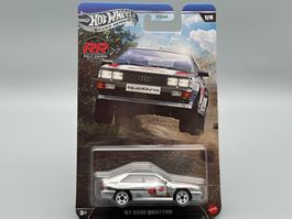 Hot Wheels Silver 87 Audi Quattro Rally Racers 1:64 Neu OVP