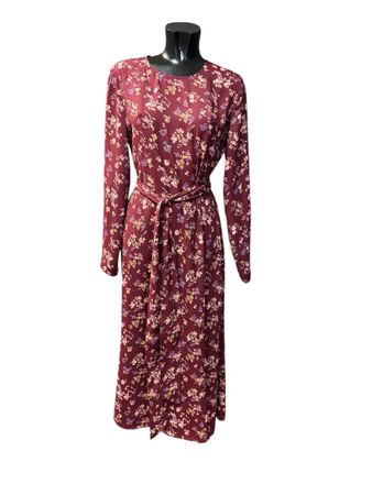 Reformation Maxikleid Grösse 10 Blumenkleid rot 👗🍂