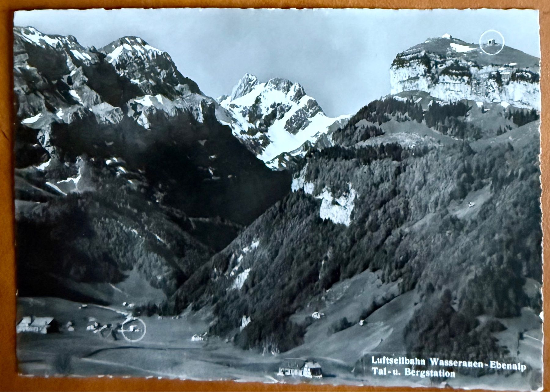 Cartoline postali: AK: Wasserauen - Ebnalp - Luftseilbahn – Usato da Lutry venduto da Ediego