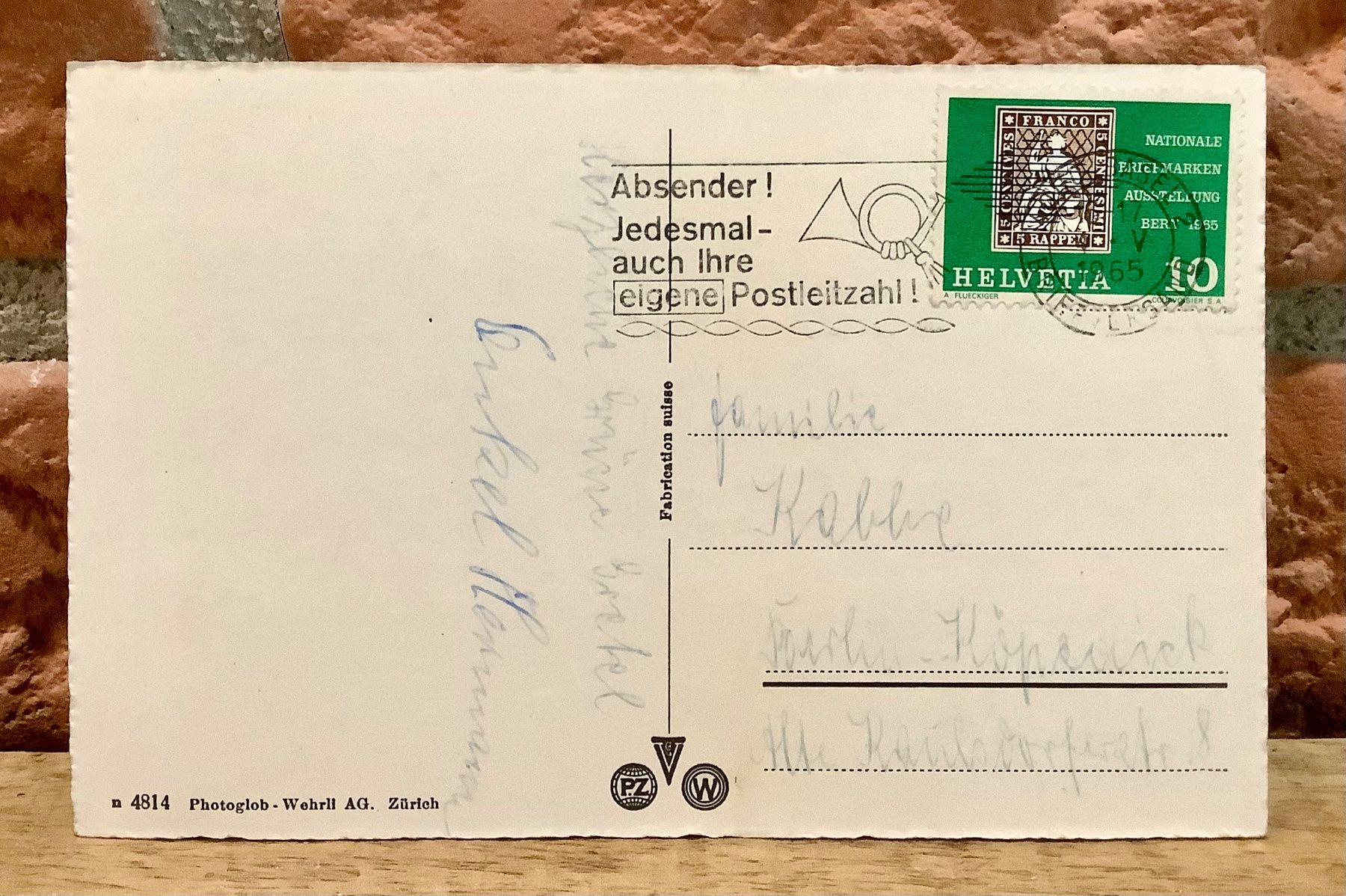 Cartoline postali: 1965 - BASEL mit Rheinbrücken – Usato da Root venduto da ENGLAND-TREASURES 2