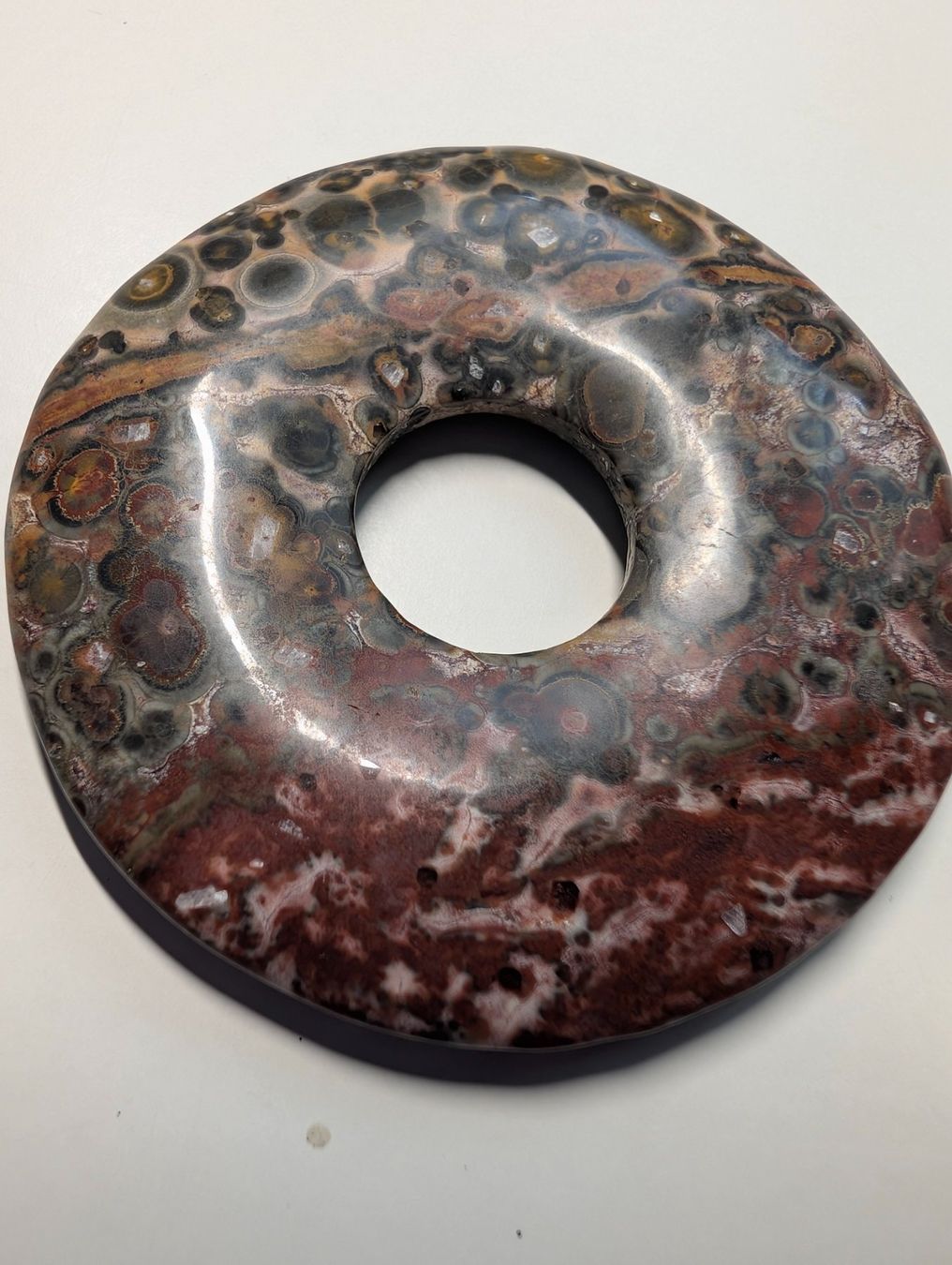 Ciondoli: Donut jaspe Rhyolith – Usato da Bernex venduto da Natalys