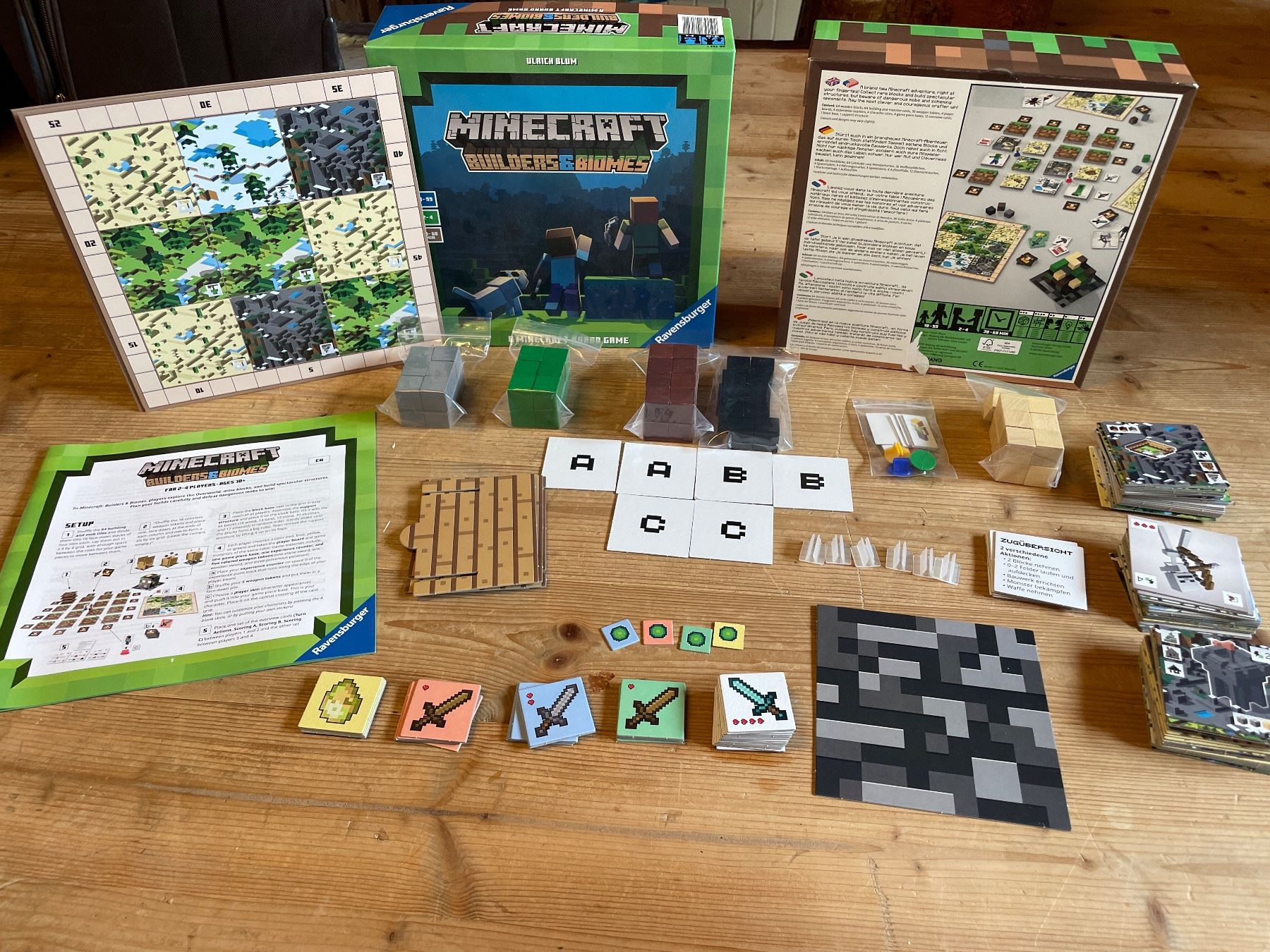 Ravensburger Giochi: MINECRAFT Brettspiel "Builders & Biomes" (Ravensburger 2019) – Usato da Frasnacht venduto da GracyStore