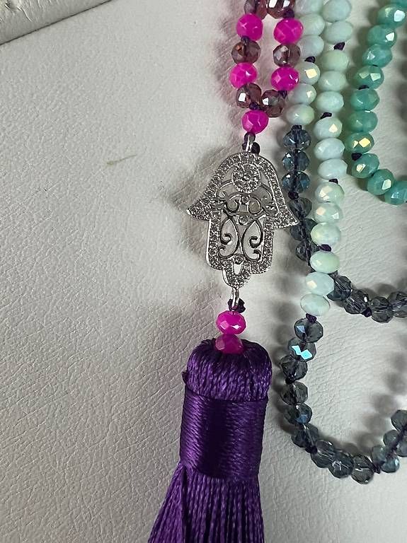 Catenine: Yoga Kette Swarovski Hamsa – Usato da Buchs SG venduto da jco_st8t 4