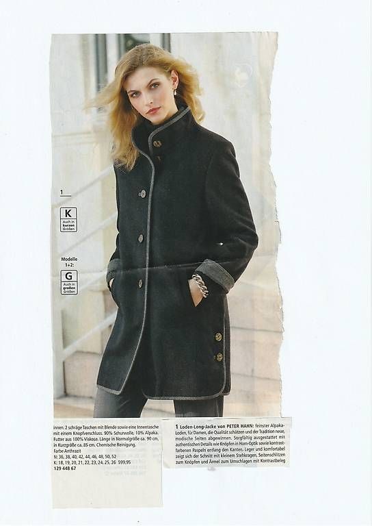 Giacche: Loden-Long-Jacke PETER HAHN – Nuovo e nell'imballaggio originale da Luzern venduto da ali_6jqs