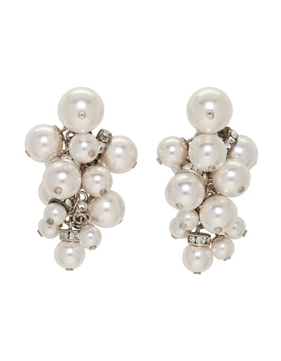 Ohrringe & -stecker: LANVIN White Pearl Drop Earrings – Neu (gemäss Beschreibung) aus geneve von chiaraac