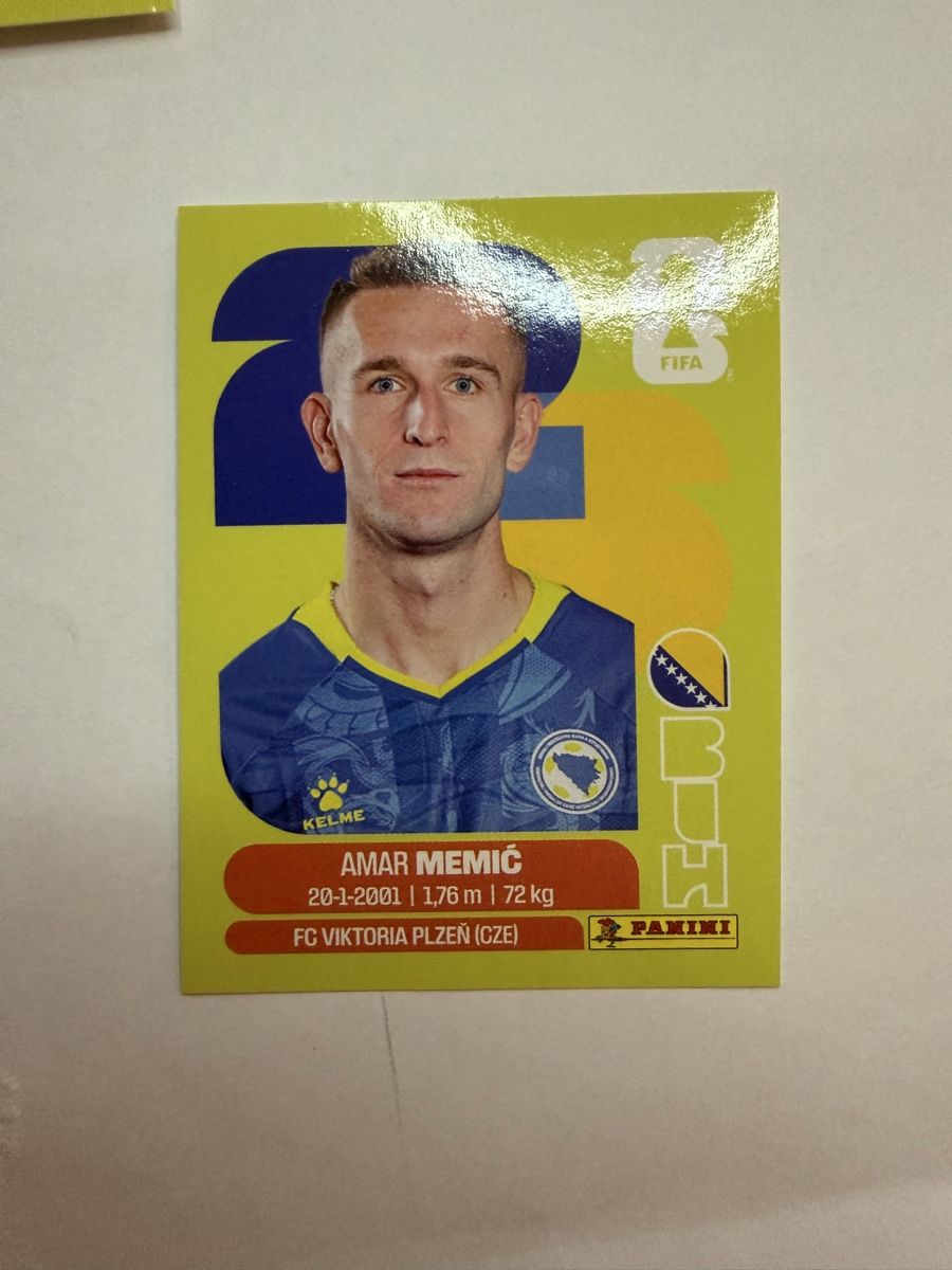 Panini Sammelbilder & Trading cards: Panini FIFA Amar Memic, BIH 16 – Neu (gemäss Beschreibung) aus Benglen von Belen.abr
