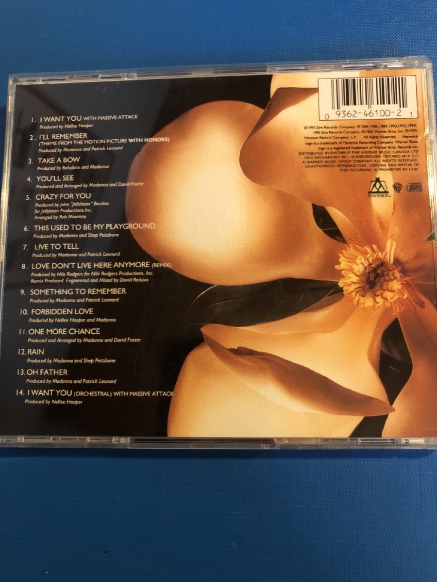 CD: Madonna - someting to remember 🌺 – Usato da Flaach venduto da rubo7 2