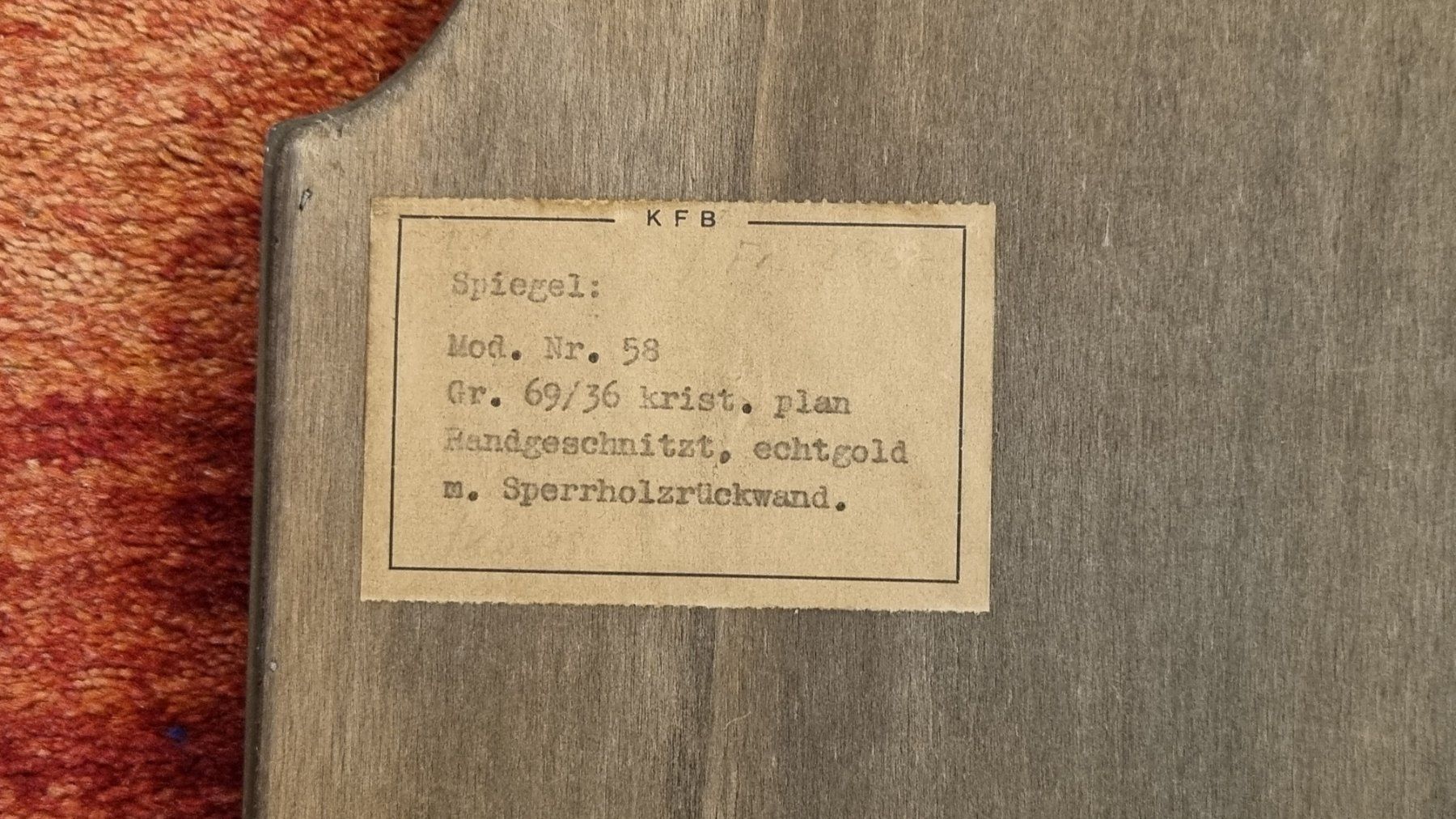 Specchi: Antiker Spiegel – Difettoso da Jegenstorf venduto da jegimax 4