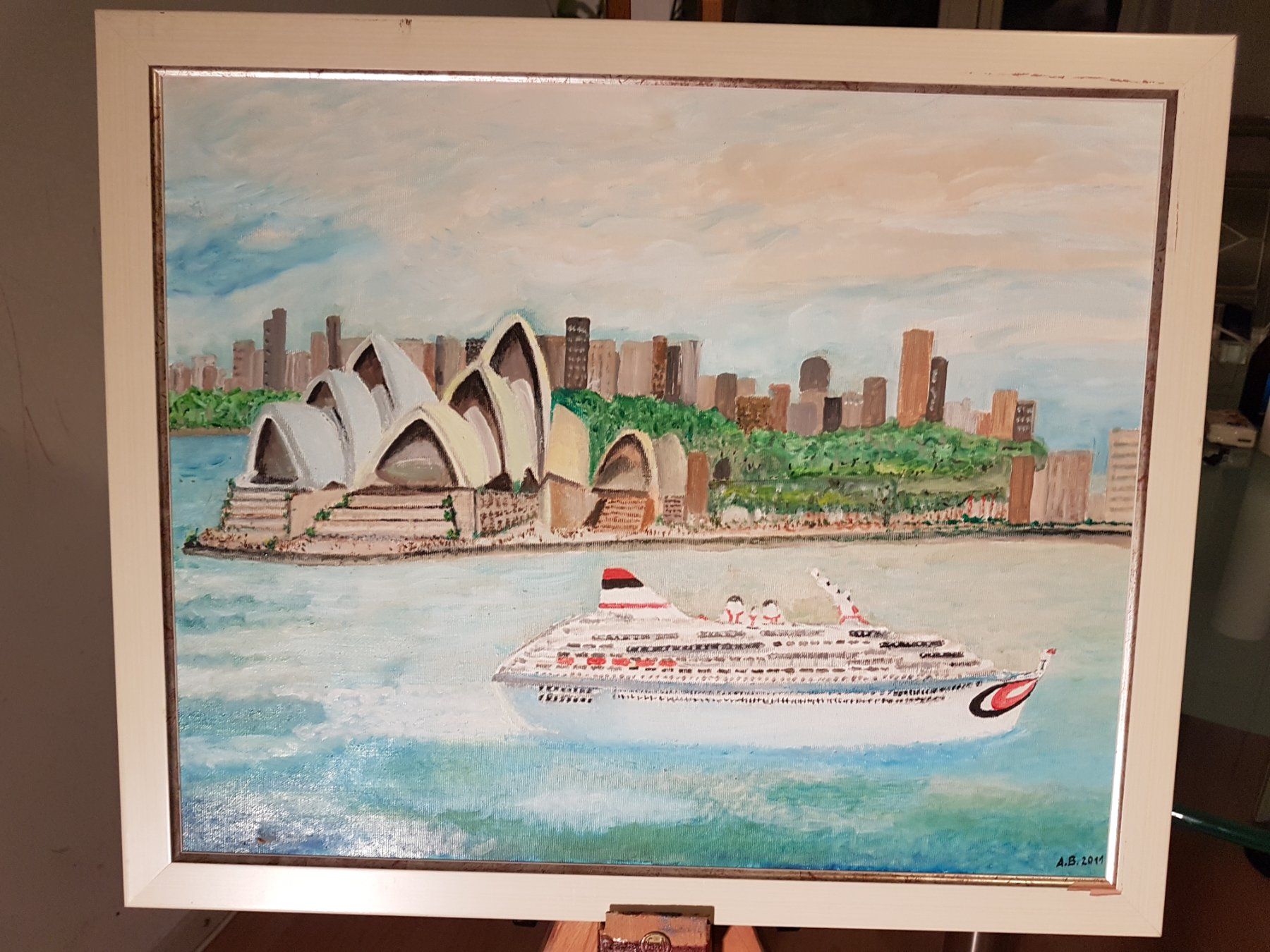 Gemälde: Sydney Opera House Signed A.B. 2011 – Gebraucht aus Glattbrugg von casabelavista 1