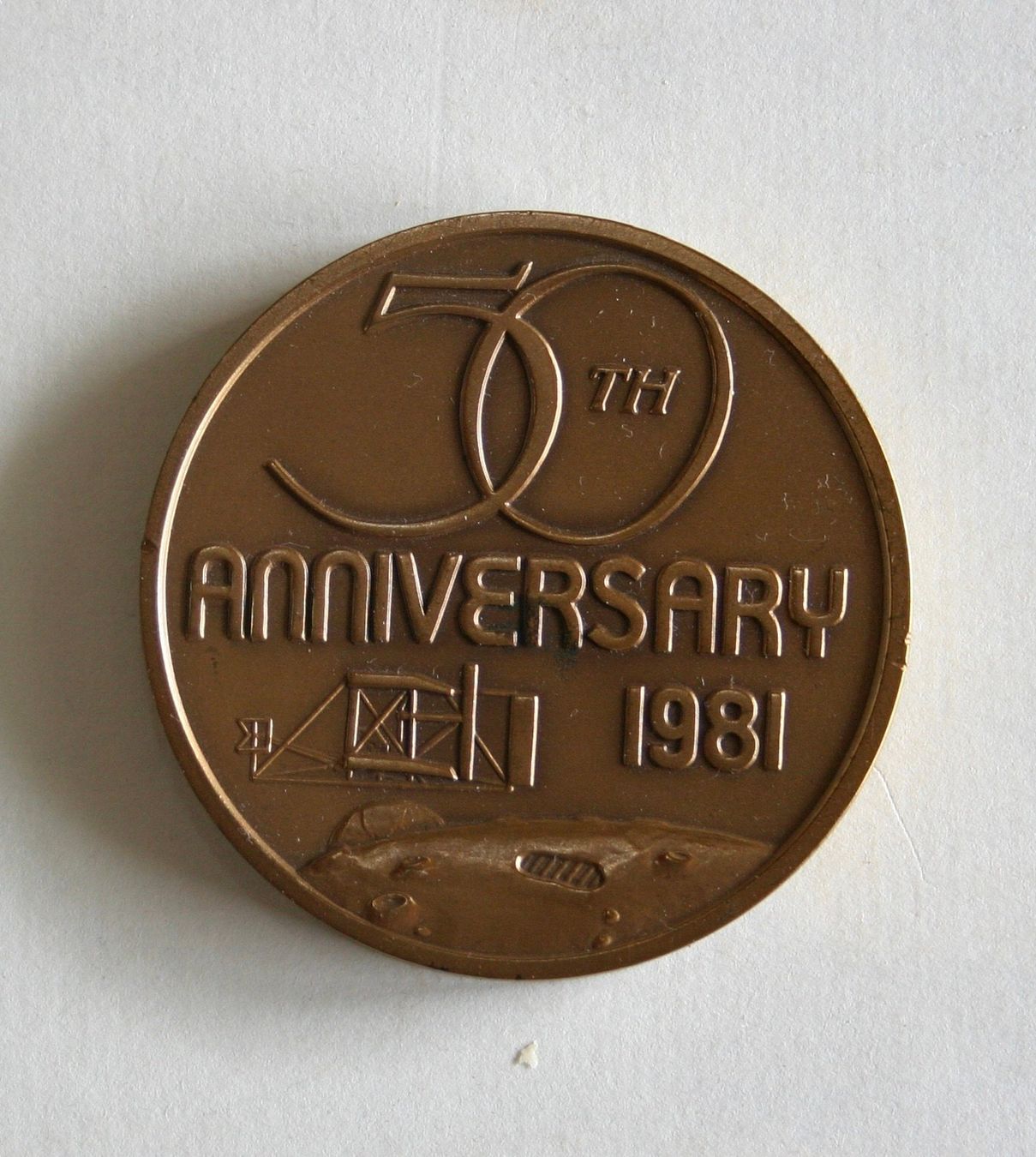 Medaglie: 50 TH ANNIVERSARY 1981 – Usato da Winkel venduto da Gallica