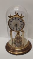 Drehpendel Uhr Koma mit Glaskuppel, ca. 30cm hoch (LG)