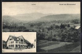 Birmensdorf, Gasthof z. Sonne, Ortsansic