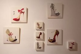 Holzbilder High Heels