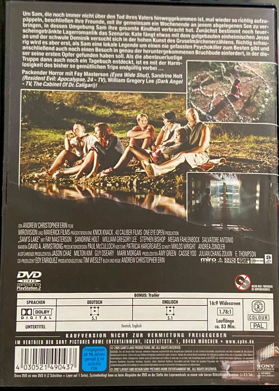 Alle DVDs: Sam's Lake DVD Horror – Gebraucht aus Luzern von Lycka 1