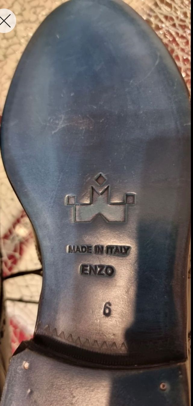Scarpe da uomo: Risch Schuh Derby Eugenio in Nero Gr.6 / Gr. 40 – Usato da Chur venduto da spicebone 4