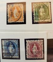 Stehende Helvetia - Nr. 66B 67B 70B 71B, 1888 KW: 850.-
