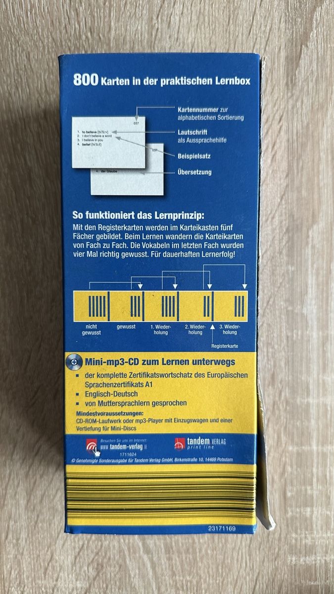 Giochi: Englisch Karteikarten – Usato da Veltheim AG venduto da KimiSinger 1