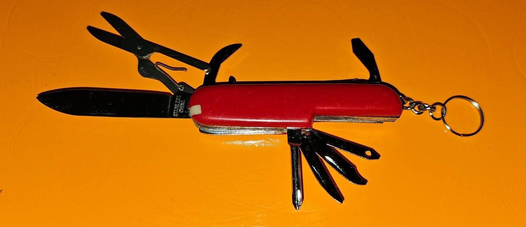 Coltelli tascabile: Taschenmesser, Sackmesser, rot, – Usato da Kreuzlingen venduto da UAE 3