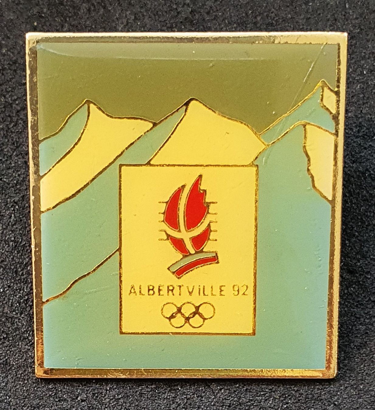 Placchette & Badge: CC318 - Pin Albertville 1992 Olympic Games – Usato da Reinach BL venduto da Boston-Verkauf
