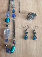 Modeschmuck, Halskette-Ohrringe-Ring