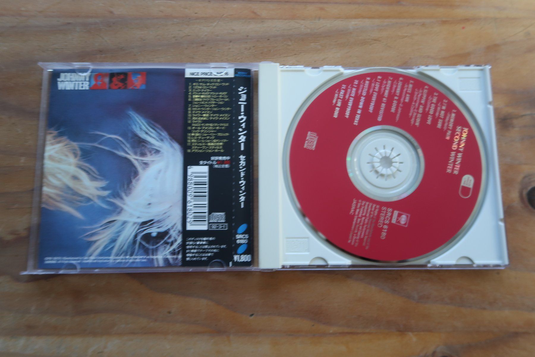 CD: JOHNNY WINTER - SECOND WINTER - JAPAN CD – Usato da Basel venduto da Patiscat 3