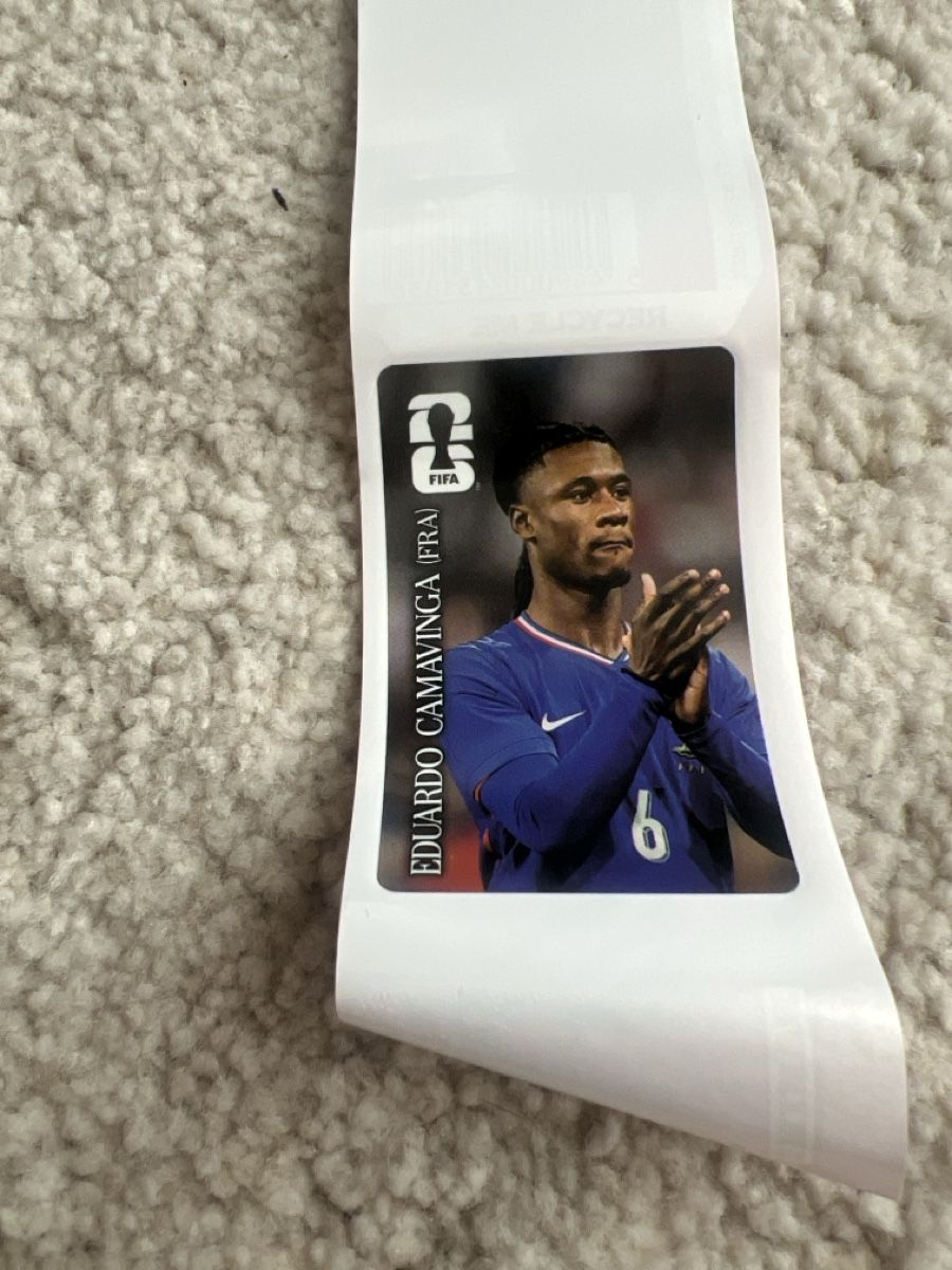 Panini Sammelbilder & Trading cards: Sticker Eduardo Camavinga – Neu und originalverpackt aus Stans von Yannick.S92