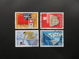 1985 Sonderpostmarken I ʘ 711, 712, 713, 714