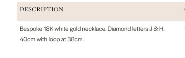 Catenine: Bespoke Diamond Letter Necklace – Usato da Stäfa venduto da syl_8vfv 2