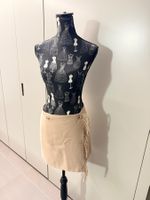 Daniela Drei Minirock, rock mit Fransen, Beige, Top!...