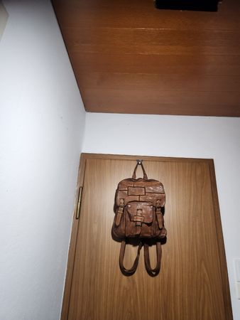 Sac à dos en cuir marron Bear Bags 