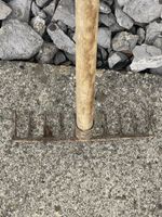 Gartenrechen mit Holzstiel guter Zustand 50cm