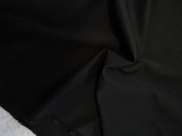 Stoff Viscose-Polyester schwarz