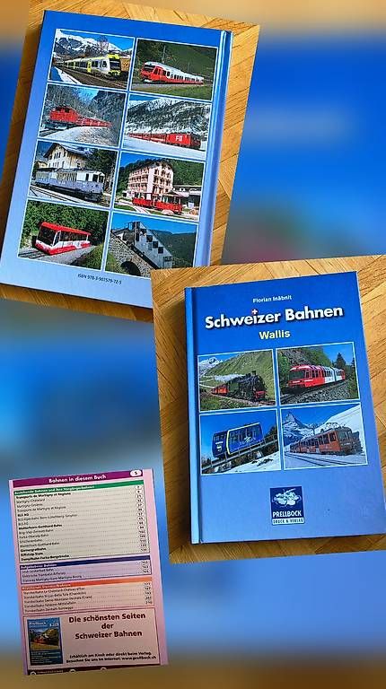 Libri: 3 BÄNDE VON SCHWEIZER BAHNEN  1-3 – Usato da Visp venduto da Glaci2212 1