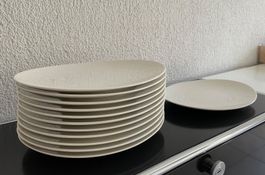 6 grosse RAK Porzellanteller/Steakteller