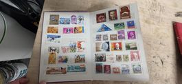 Briefmarken Album mit Sammlung verschiedene Länder 