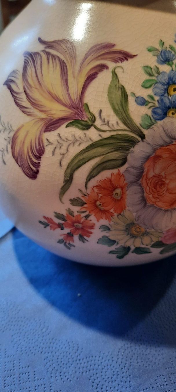Vasen & Gefässe: Kugelvase GOUDA, handgemalt – Gebraucht aus Busswil BE von balu37 3