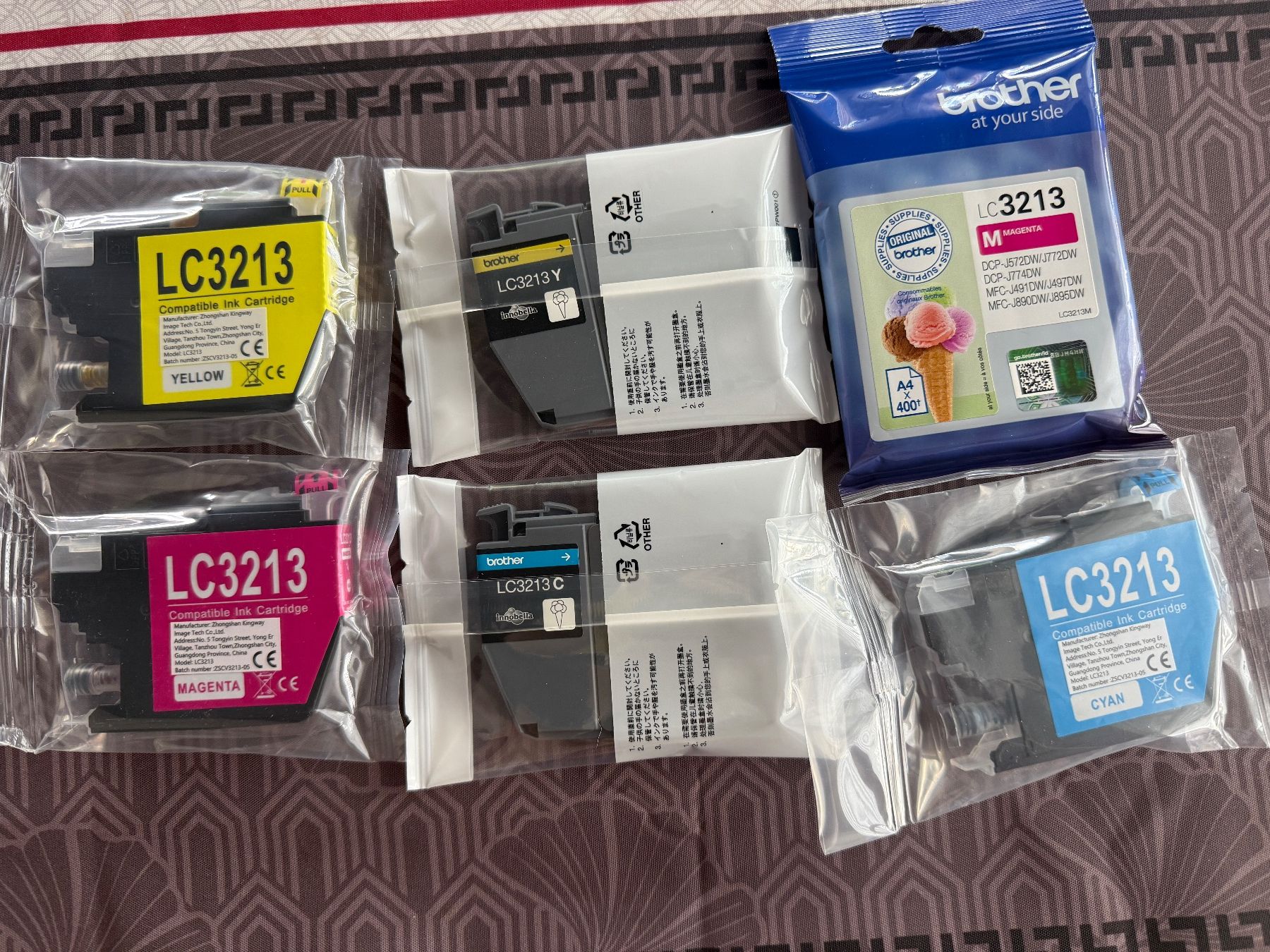 Cartouches & Toner: 6x Tinte Brother LC3213 – Neuf avec emballage d'origine à Fischbach-Göslikon par Joy222