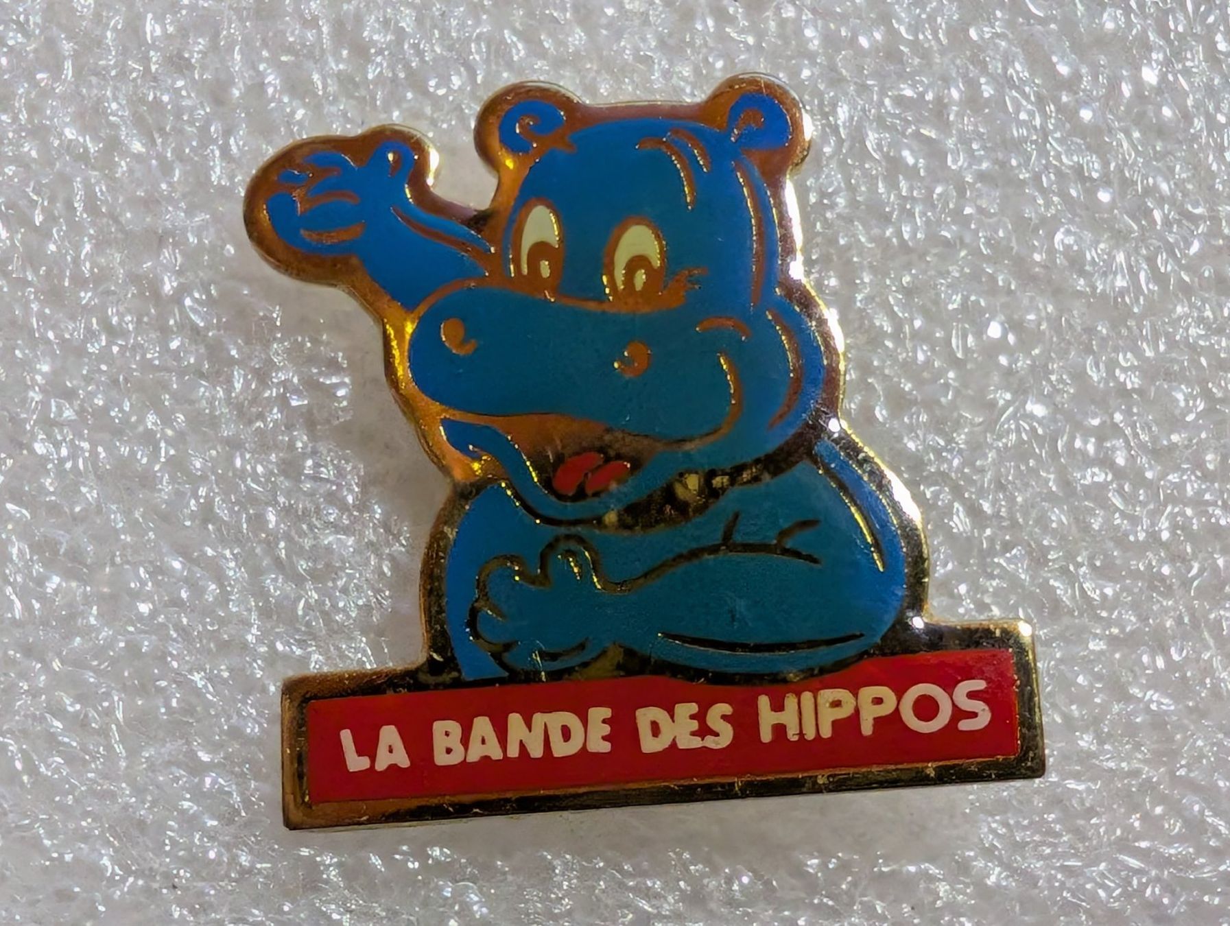 Placchette & Badge: Ansteckpin 198: La bande des Hippos – Usato da Oppligen venduto da Pin-Fall-Shop