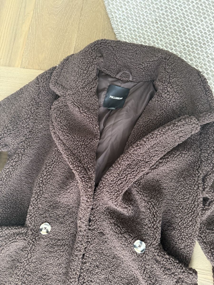 Pull&Bear Cappotti: Pull&Bear Teddyfell Mantel, Grösse S - Neu – Nuovo (secondo la descrizione) da Gümligen venduto da kleiderschrankbe6 1