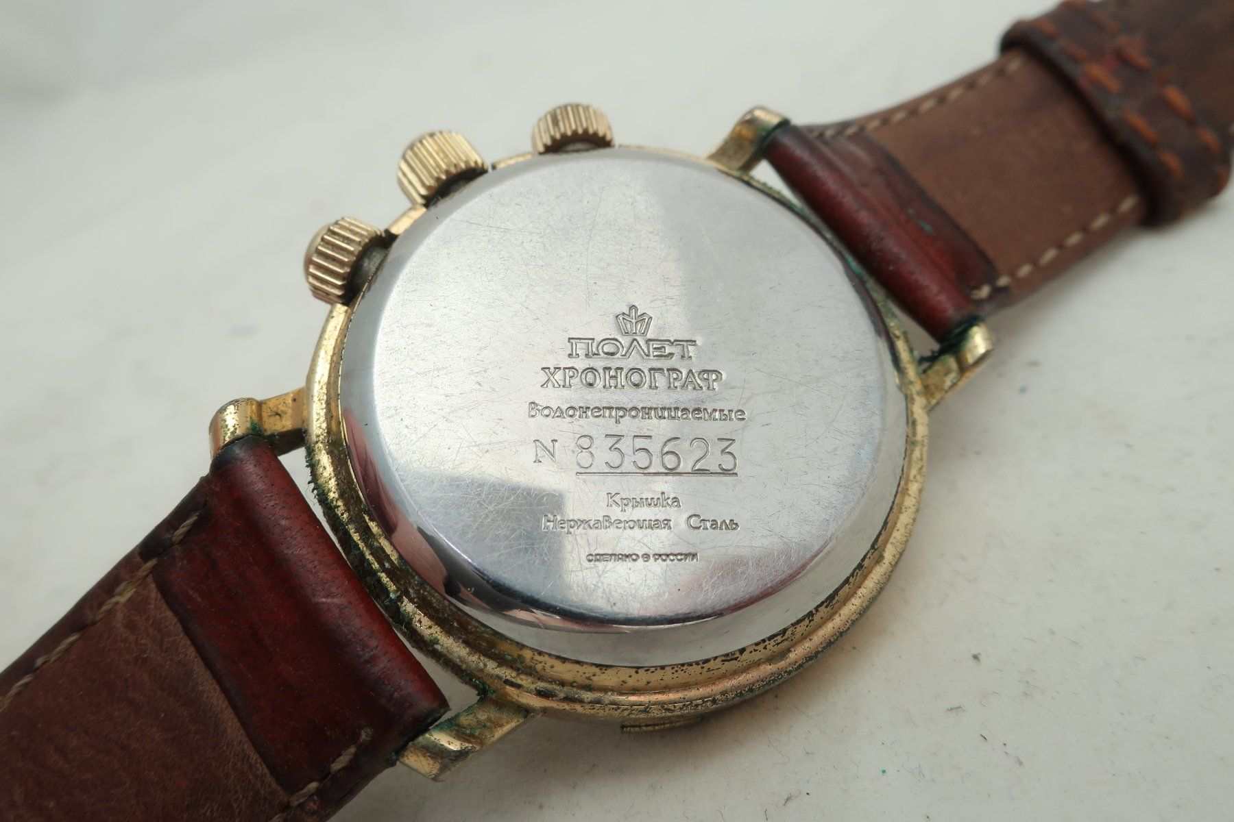 Poljot Orologi: Poljot Chronograph Handaufzug 1990 – Difettoso da Zürich venduto da dnk_nrd8 2